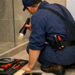 bathroom plumbing inspection