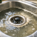 Kitchen sink blockage