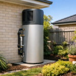modern heat pump hot water