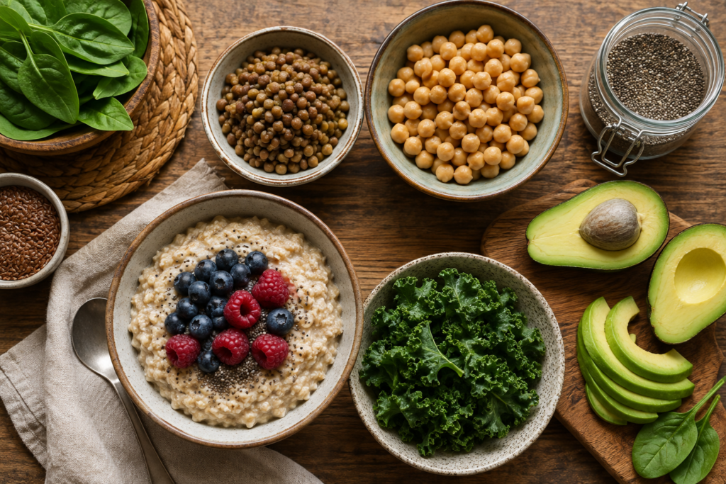 fiber rich whole foods